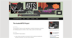 Desktop Screenshot of louderarts.com