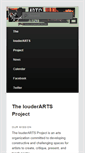 Mobile Screenshot of louderarts.com